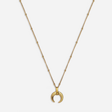 Amy Crescent Horn Necklace