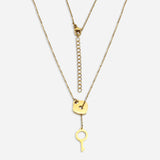 Allyson Lock & Key Necklace