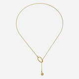 Carmen Modern Lariat Necklace