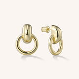 Knocker Hoop Earrings