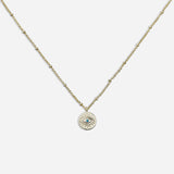 BWC Gold Evil Eye Necklace