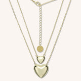 Heart of Gold Necklace Set